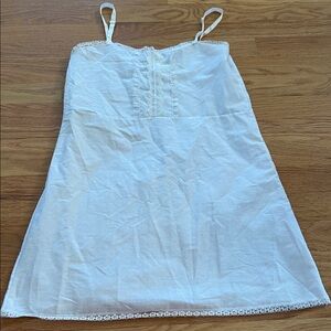 Vintage Stoneswear World of Fashion Elegant White Lace Trim slip girls size 10